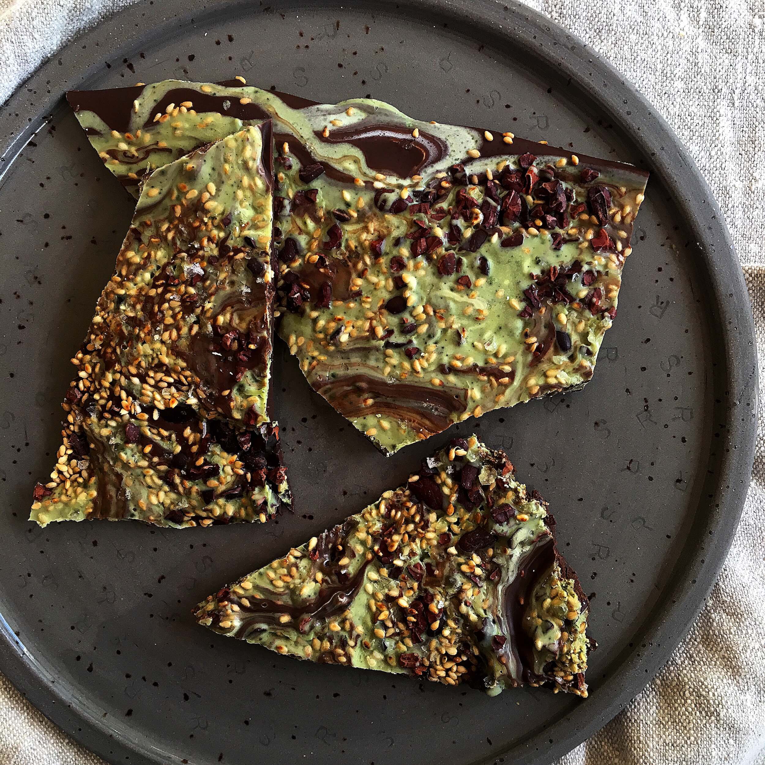 Make Your Own Infused Chocolate Matcha Bark