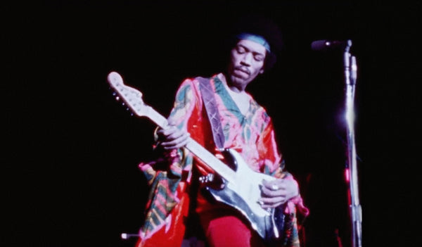 Image of Jimi Hendrix onstage.