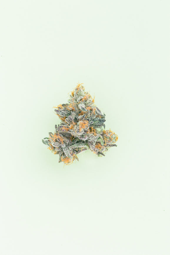 Colorful psychedelic image of cannabis leaves.